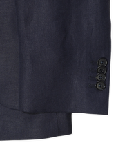 Studio 73 Jacket Ryhs Solbiati Linen Navy