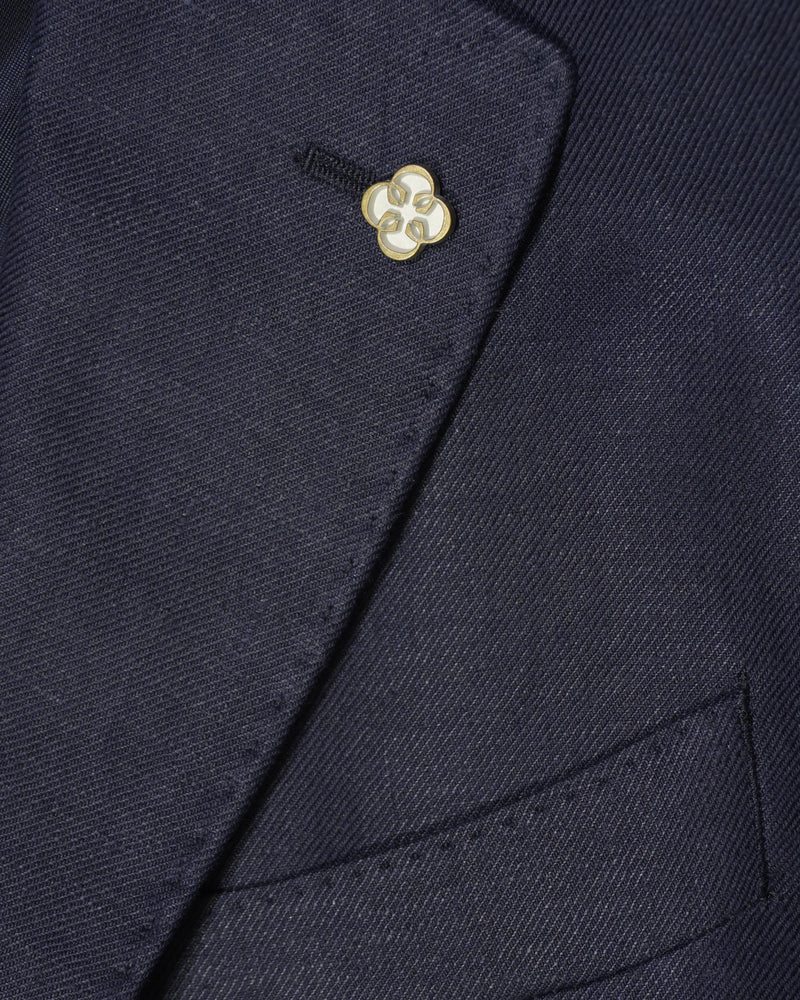 Studio 73 Jacket Ryhs Solbiati Linen Navy