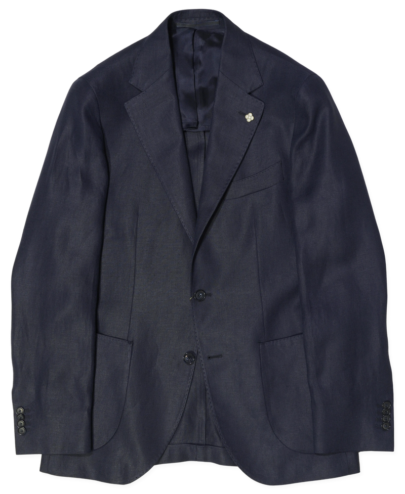 Studio 73 Jacket Ryhs Solbiati Linen Navy