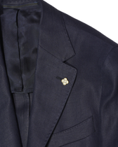 Studio 73 Jacket Ryhs Solbiati Linen Navy