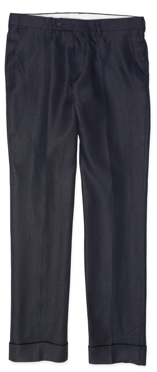 Studio 73 Trousers Solbiati Linen Navy