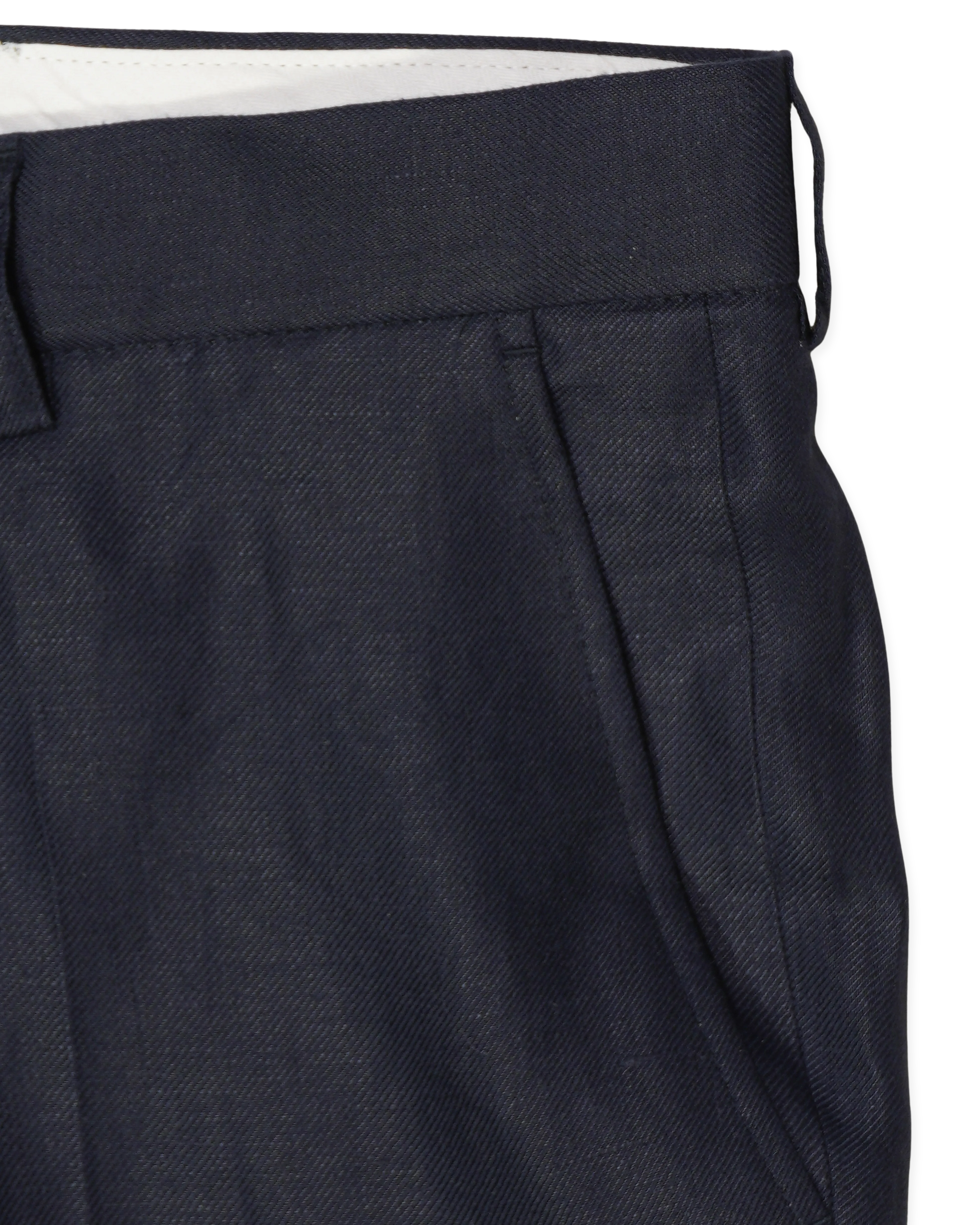 Studio 73 Linen Trousers Ryhs Navy