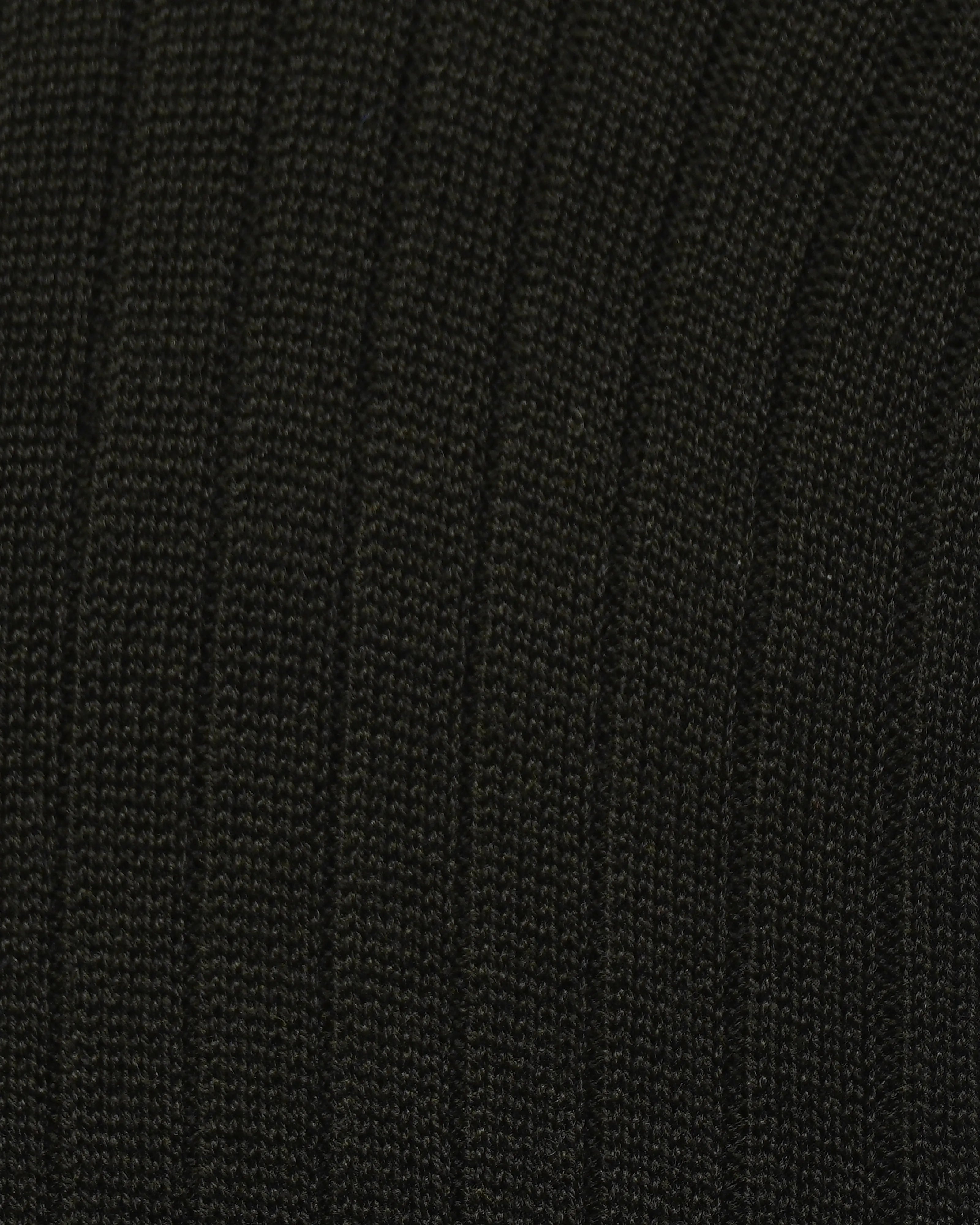Bresciani Pure Cotton Ribbed Socks Dark Brown