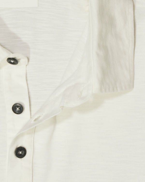 Dondup Washed Jersey Polo Shirt White
