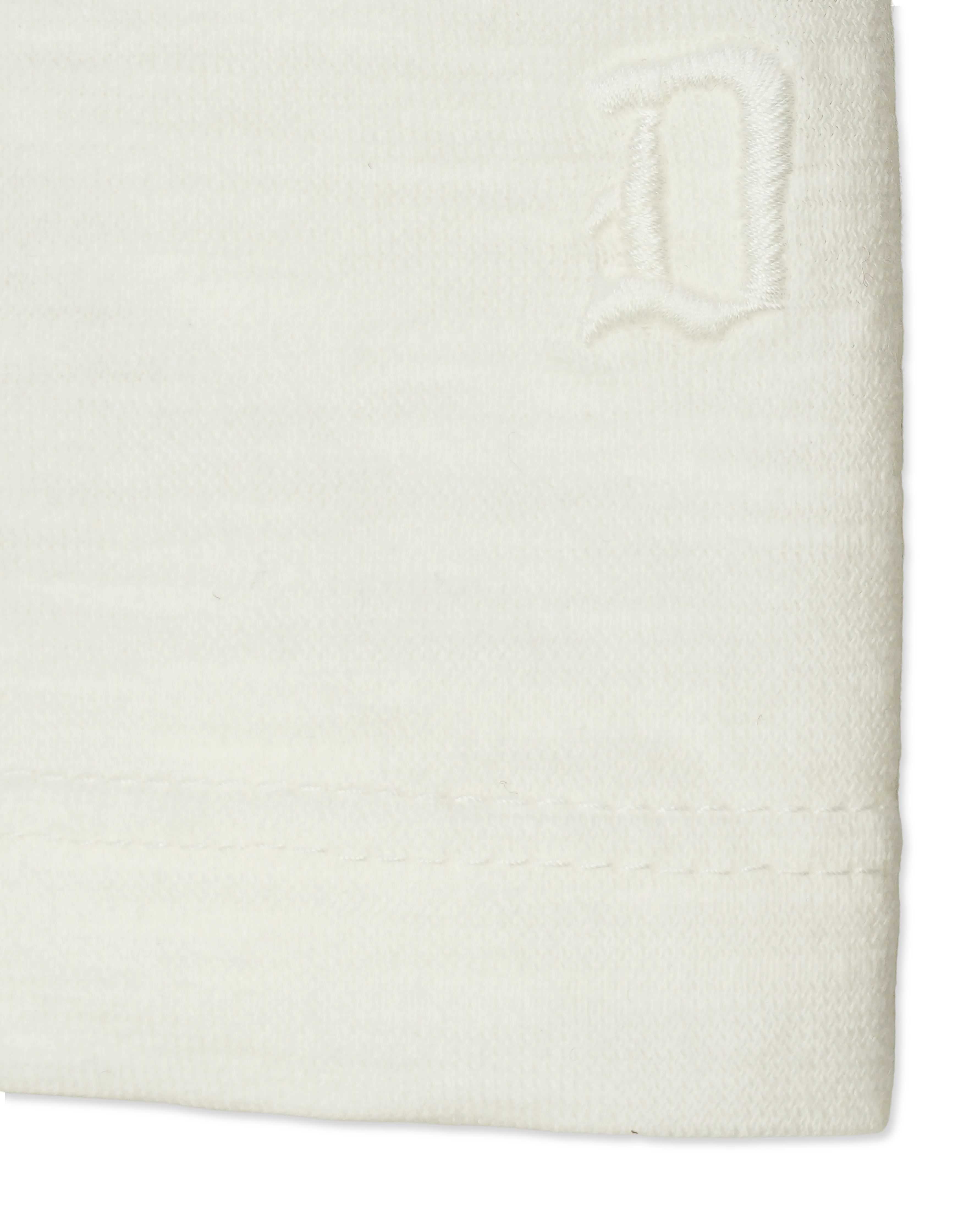 Dondup Washed Jersey Polo Shirt White