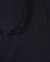 Gran Sasso Polo Shirt Pure Silk Navy