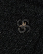 Gran Sasso Knitted Jacket Linen Cotton Black
