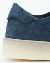 Fabiano Ricci Sneaker Weave Suede Navy