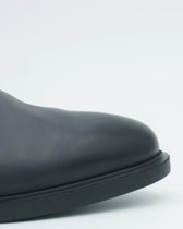 Doucals Calfskin Chelsea Boots Dark Grey