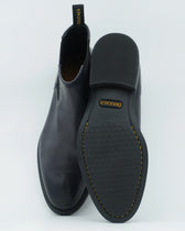 Doucals Calfskin Chelsea Boots Dark Grey
