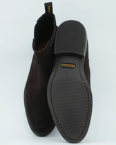 Doucals Chelsea Boots Suede Dark Brown