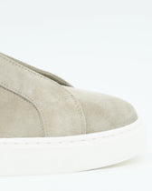 Doucals Sneaker No-Lace Suede Beige