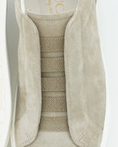 Doucals Sneaker No-Lace Suede Beige