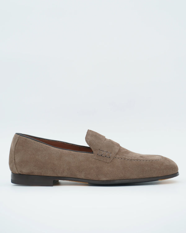 Doucals Penny Loafer Suede Light Brown