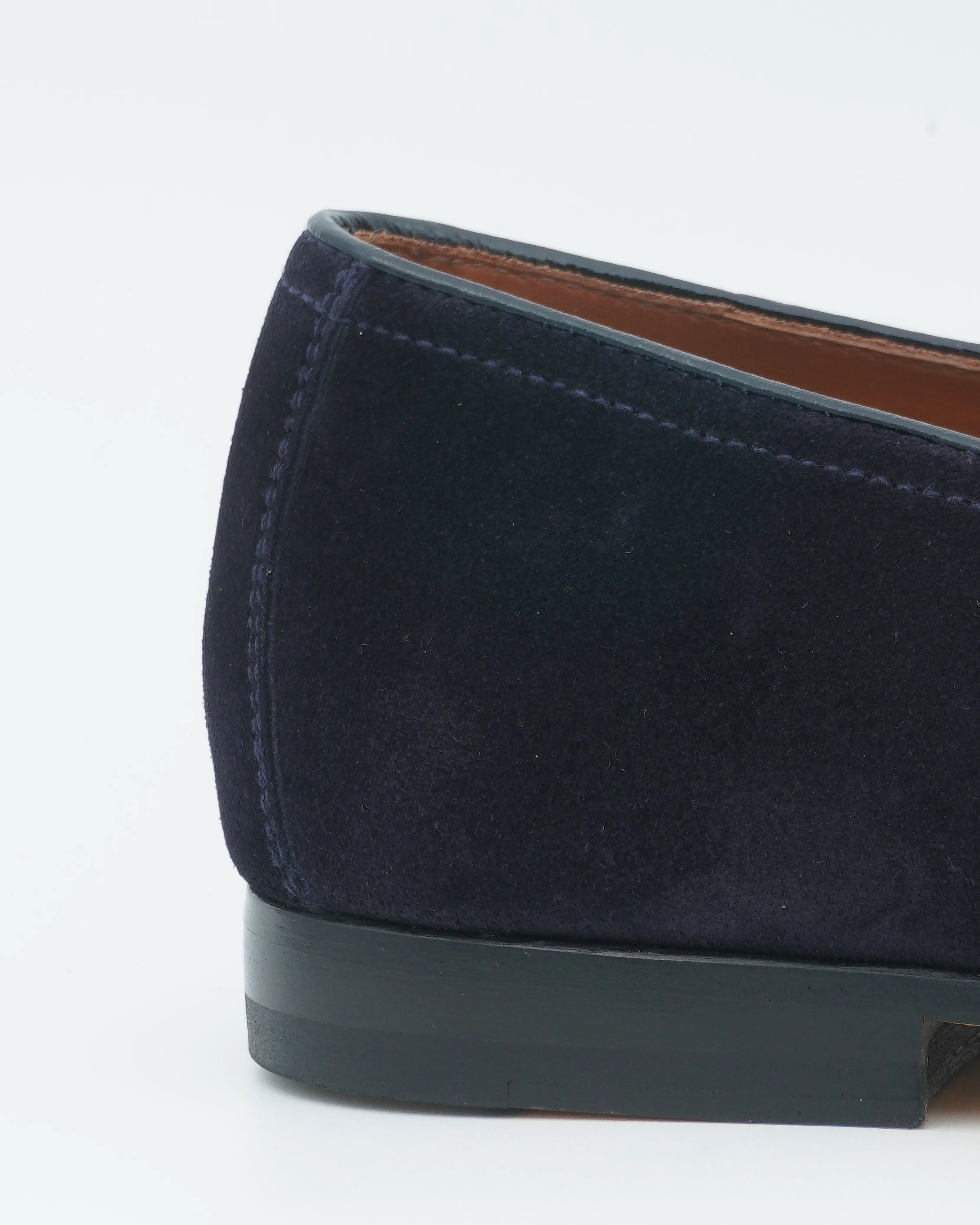 Doucals Penny Loafer Suede Navy