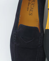 Doucals Penny Loafer Suede Navy