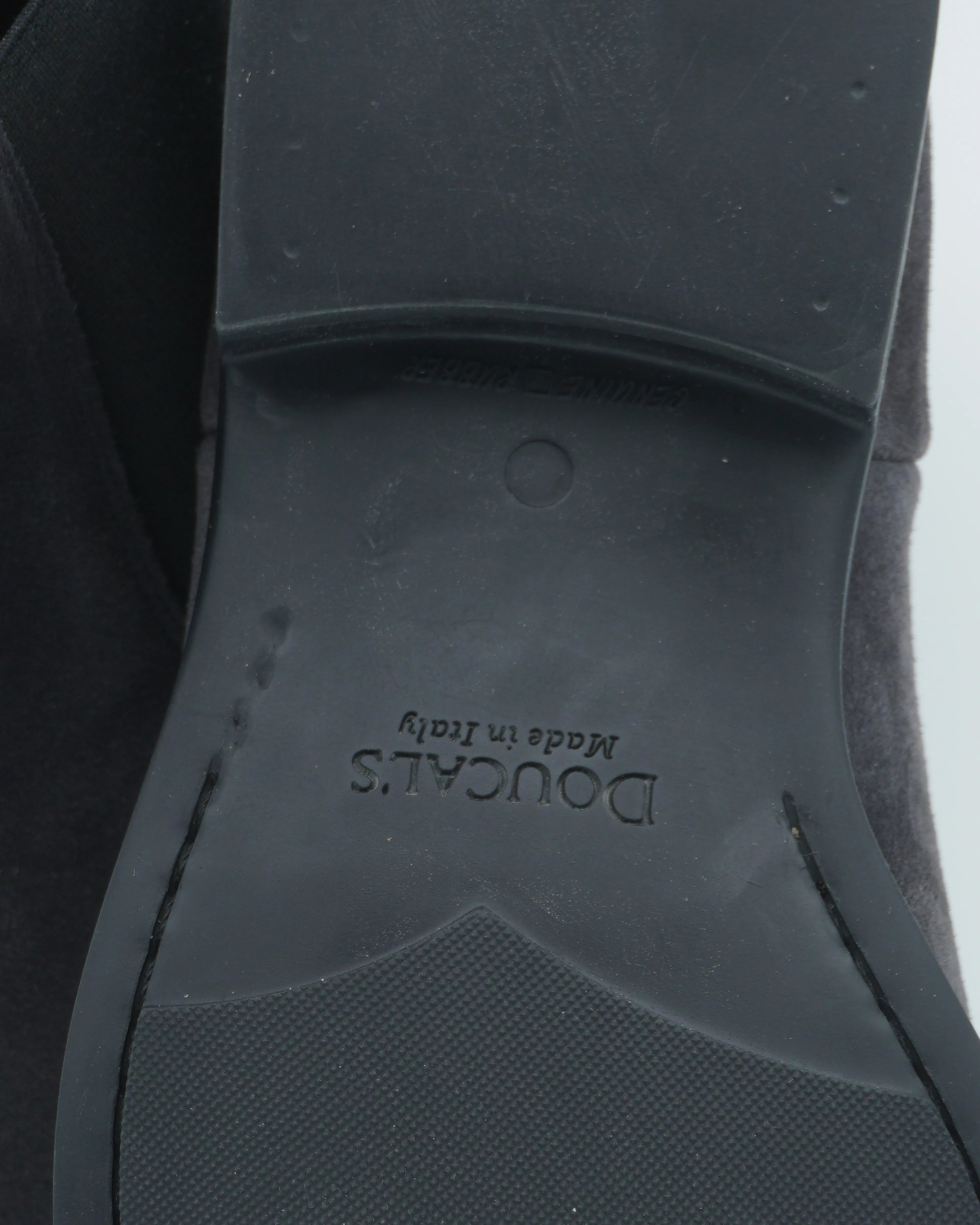 Doucals Chelsea Boots Suede Dark Grey