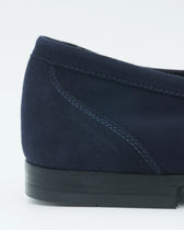 Fabiano Ricci Tassel Loafer Unlined Suede Navy