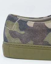 Thomas Sneaker Suede Camo Green