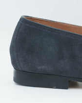 Doucals Penny Loafer Suede Ocean Blue