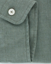 Xacus Shirt Pure Linen Slim Fit Green