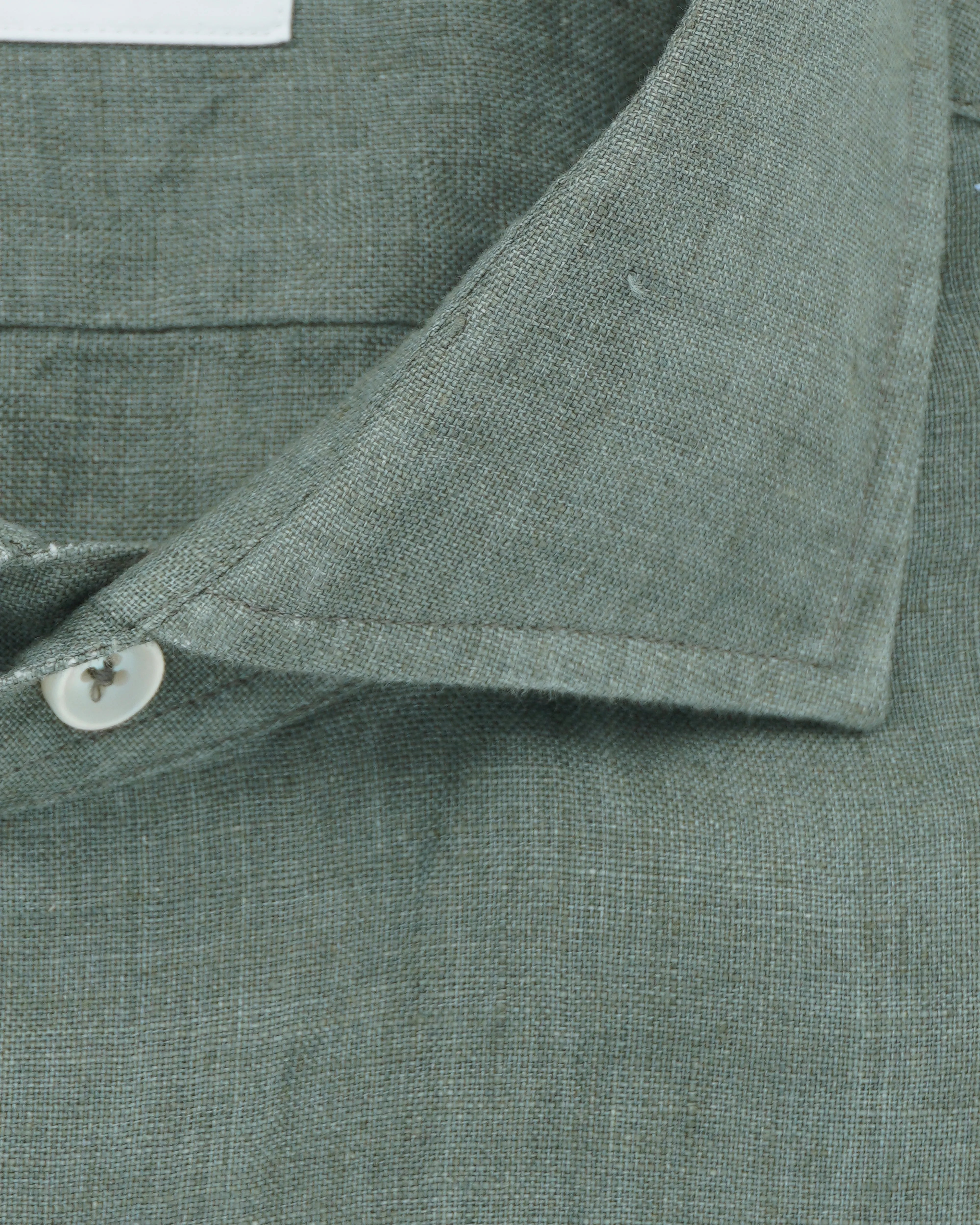 Xacus Shirt Pure Linen Slim Fit Green