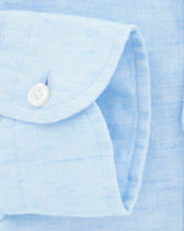 Sonrisa Shirt Pure Linen Light Blue