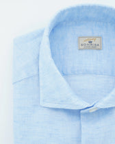 Sonrisa Shirt Pure Linen Light Blue