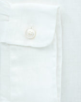 Xacus Shirt Pure Linen Slim Fit White