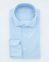 Sonrisa Shirt Fior di Cotone Jersey Light Blue