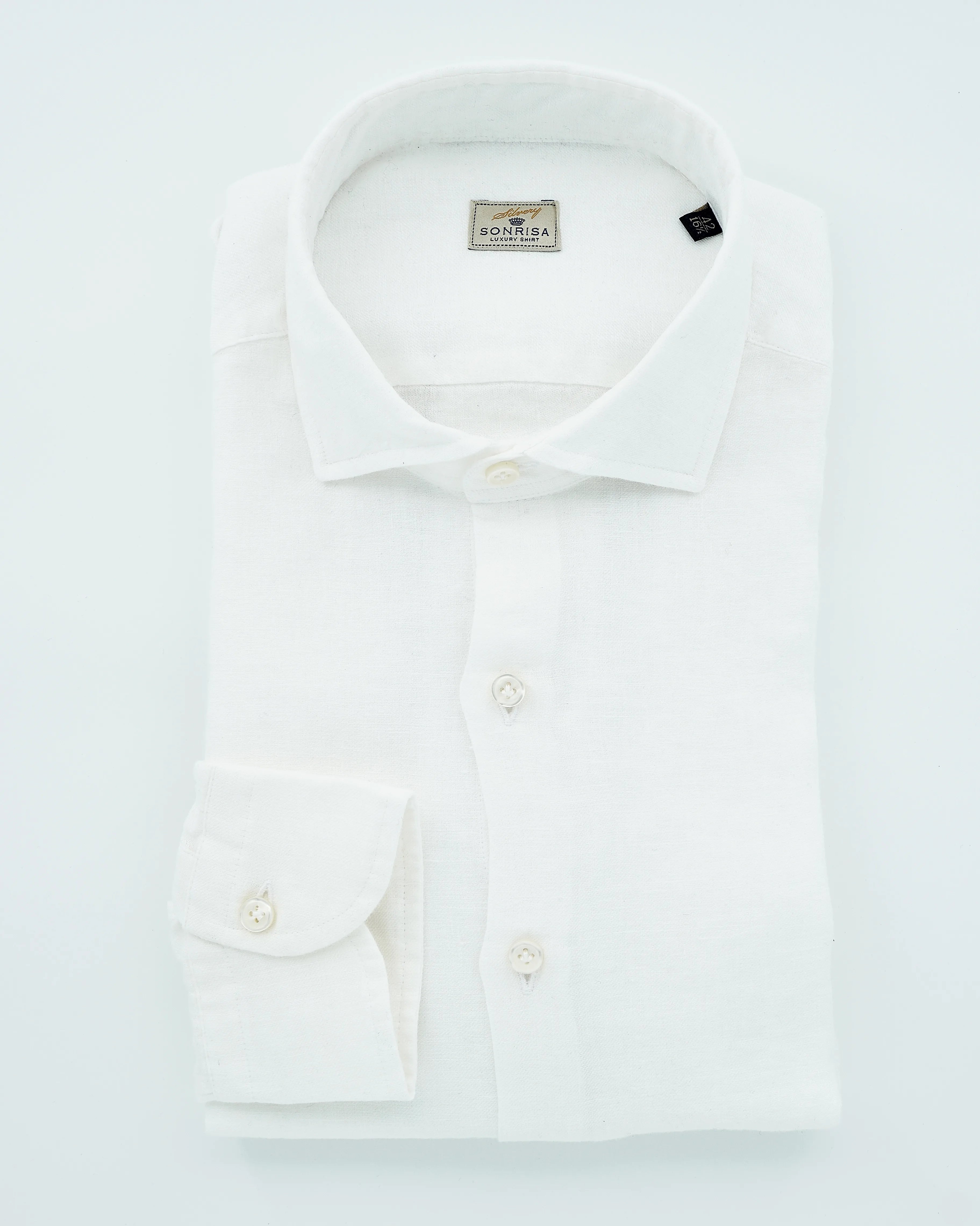 Sonrisa Shirt Pure Linen White