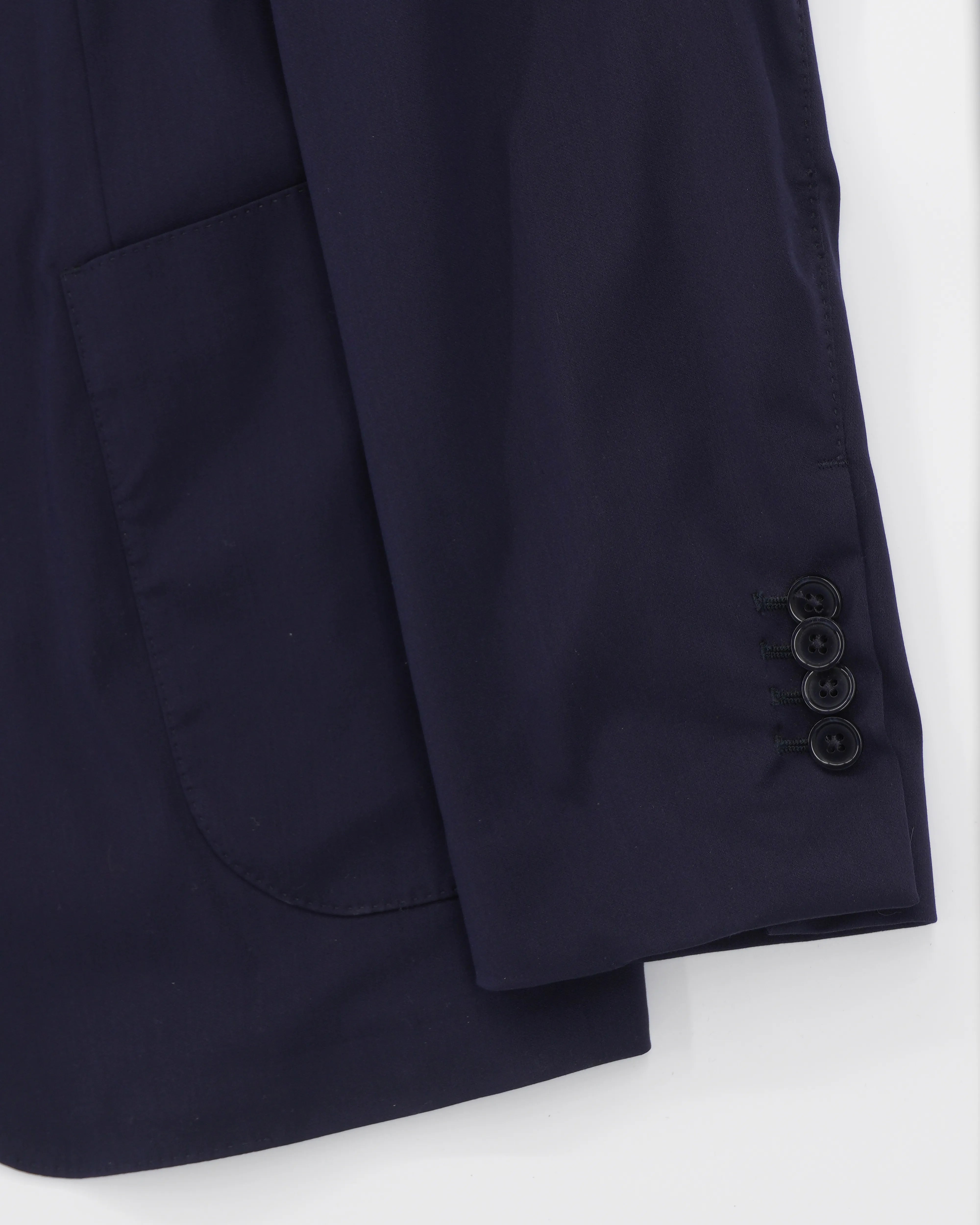 <美品>LARDINI easy wear 新ロゴ ネイビージャケット 52 Lardini Jacket Easy Wear Stretch Navy | Ranwald