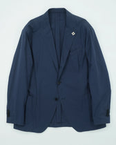 Lardini Jacket Easy Wear Natural Stretch Blue