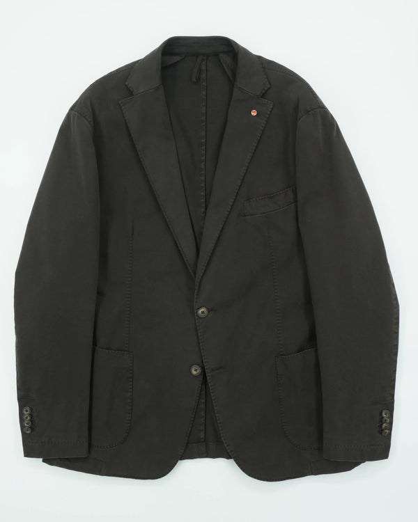 Jerry Key Jacket Cotton Stretch Brown