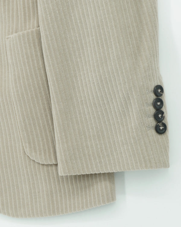 Circolo Jacket Wide Corduroy Light Grey