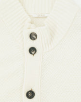 Fradi Cardigan Buttoned Wool Cream