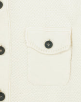Fradi Cardigan Buttoned Wool Cream