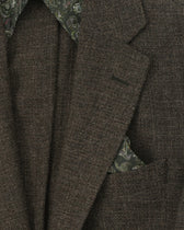 Sand Jacket Pure Wool Dark Brown