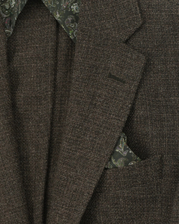 Sand Jacket Pure Wool Dark Brown