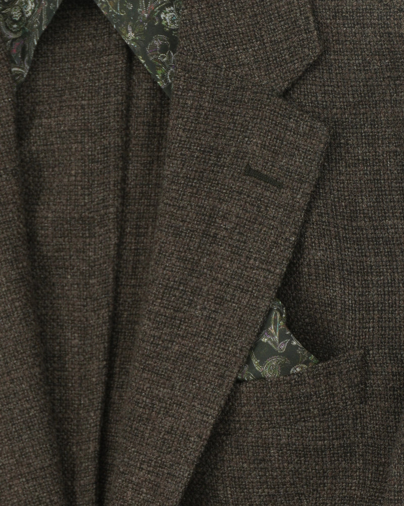 Sand Jacket Pure Wool Dark Brown