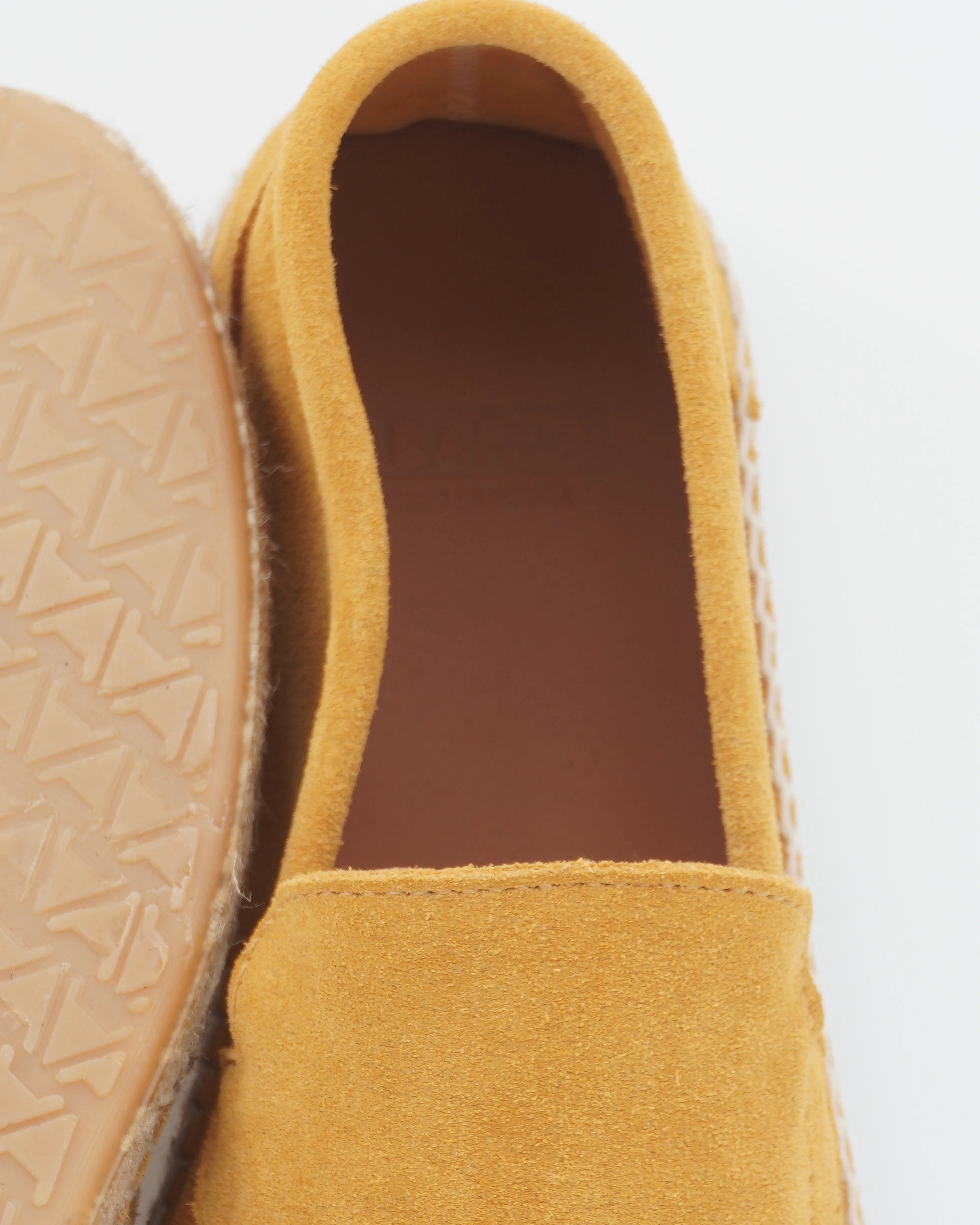 Abarca Espadrilles Suede Orange