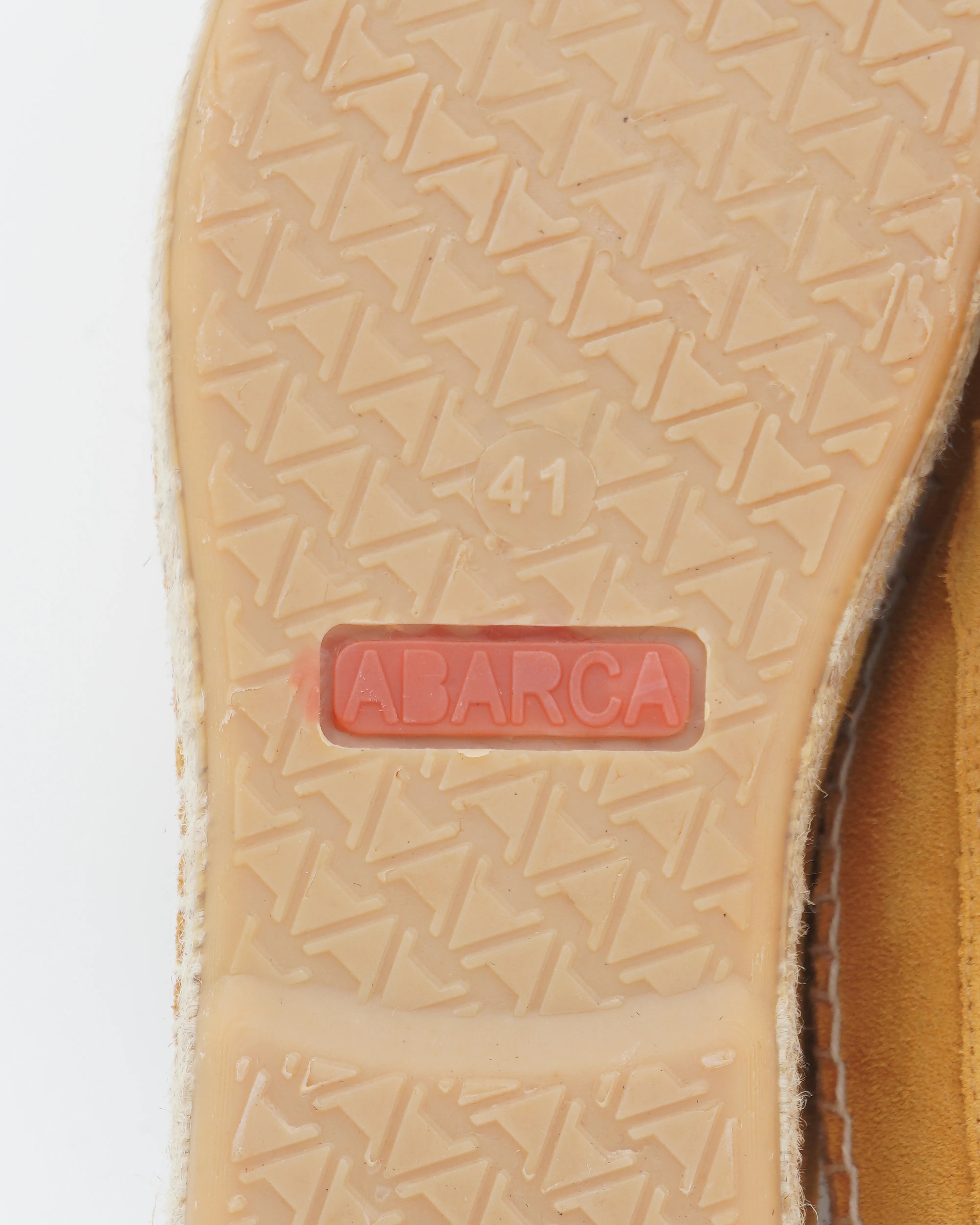 Abarca Espadrilles Suede Orange