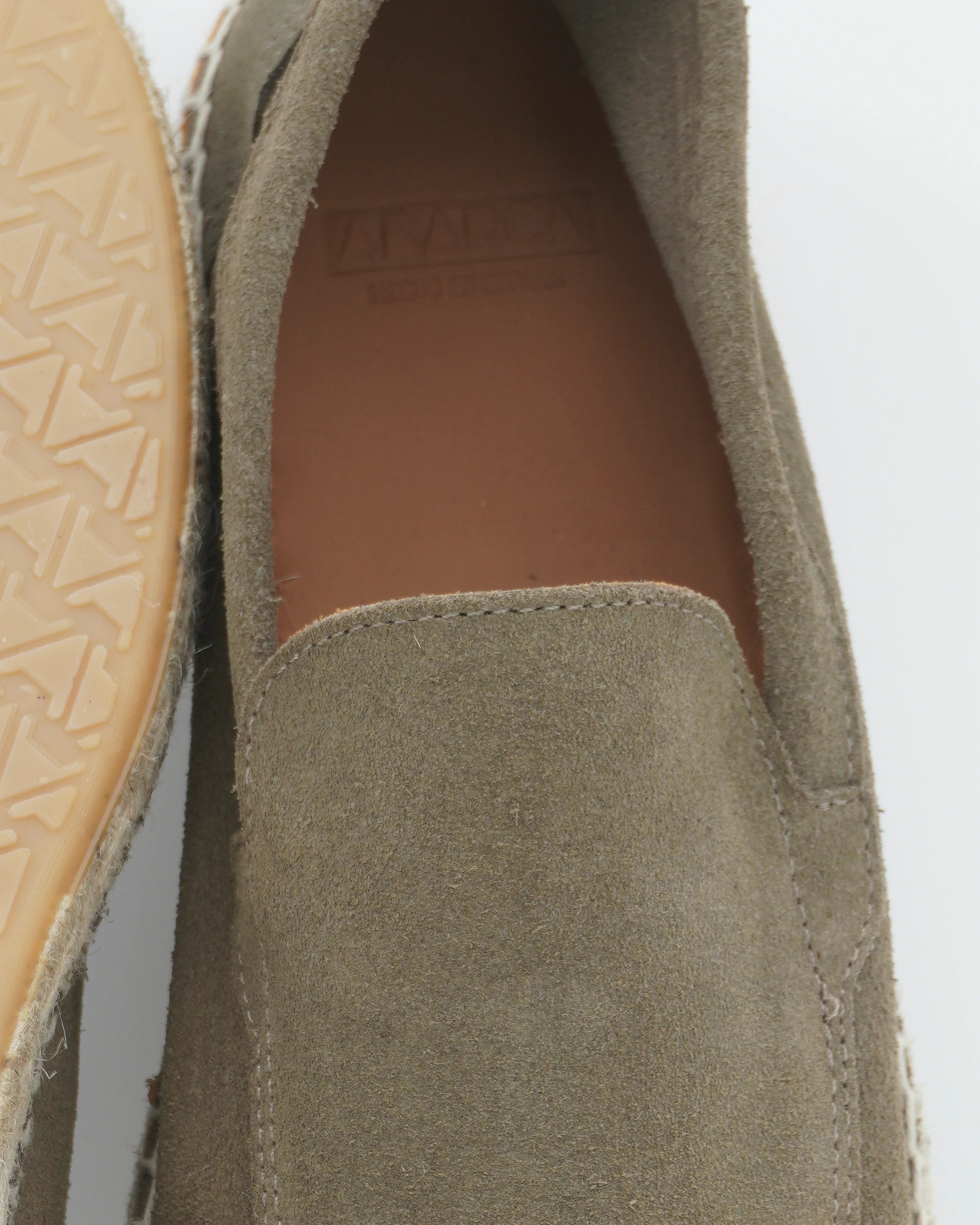 Abarca Espadrilles Suede Green