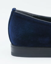 Sand Copenhagen Tassel Loafers Velvet Navy