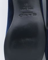 Sand Copenhagen Tassel Loafers Velvet Navy