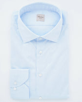 Stenströms Shirt Dress Stretch Regular Fit Light Blue