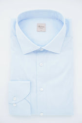 Stenströms Shirt Dress Stretch Slim Fit Light Blue