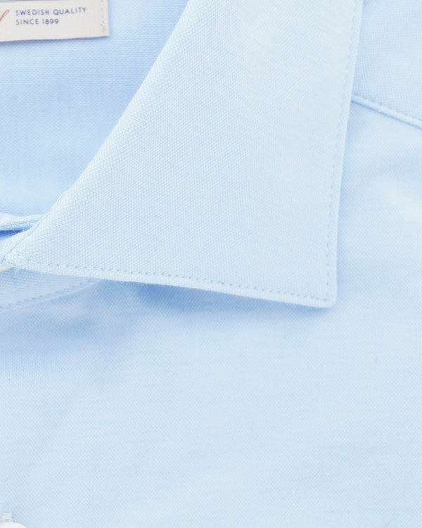 Stenströms Shirt Luxury Jersey Light Blue