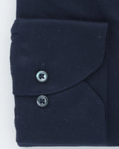 Stenströms Shirt Pure Cotton Jersey Navy