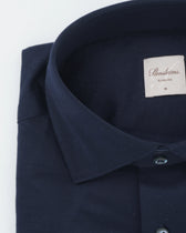 Stenströms Shirt Pure Cotton Jersey Navy